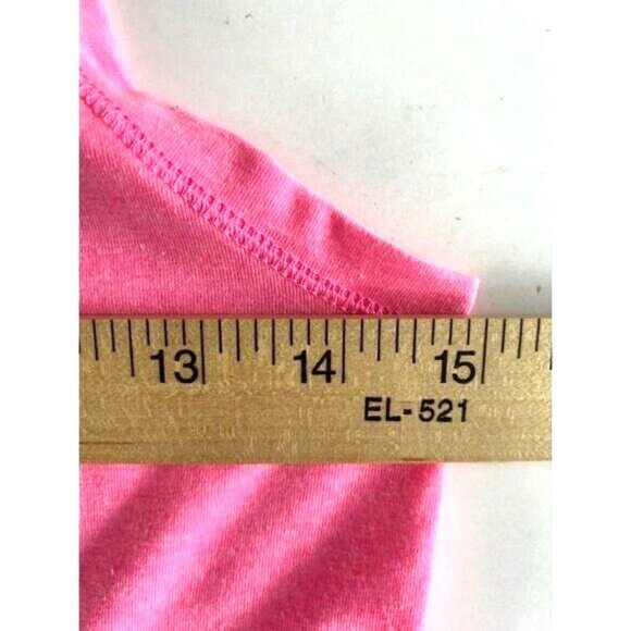 Lilly Pulitzer Size XXS Pink Tank Top Luxletic Workout Twisted Back Casual Beach - Picture 8 of 9